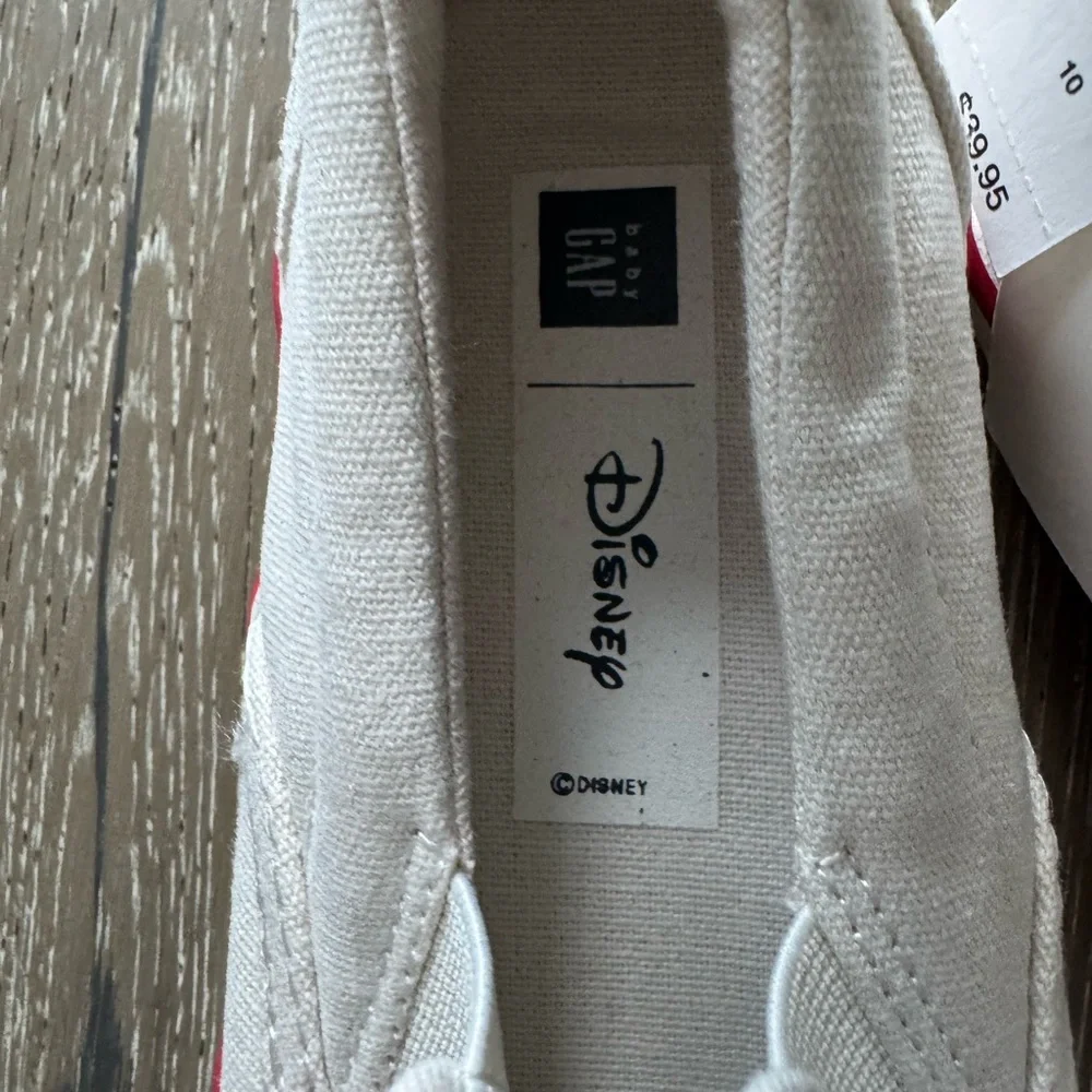 Baby Gap Mickey Mouse canvas slip-on shoes